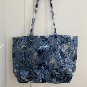 VICTORIA'S SECRET (PINK) FLORAL BEACH BAG